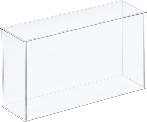 Vista 18 de MECCANIXITY Vitrina de acrílico Caja de plástico transparente montar escaparate a prueba de polvo 14x6.3x4.1 pulgadas para artículos coleccionables