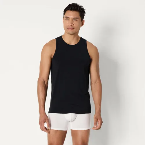 Vista 5 de Amazon Essentials Camiseta sin mangas modal súper suave para hombre, paquete de 2