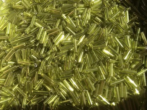 Vista 3 de Cuentas de corneta checa 40 gr / 1.4 oz Tubo de vidrio tamaño #3 0.276 in (mezcla surtida)