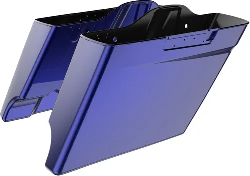 Vista 7 de Alforjas extendidas para Harley Touring Street Glide, Electra Glide, Road Glide 2014-2023 (whisky ámbar)