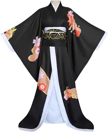 Vista 2 de Okazaki Kibutsuji Muzan - Disfraz de cosplay de Enmu Dream Daki, conjunto completo con peluca