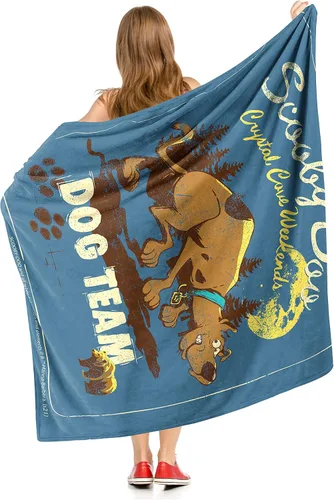 Vista 2 de Northwest Scooby Doo - Manta de seda táctil, 50 x 60 pulgadas, equipo de perros