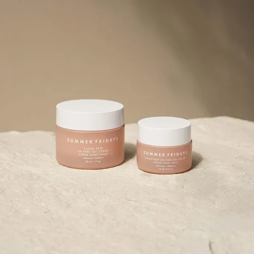 Vista 9 de Summer Fridays Cloud Dew Gel Cream Hidratante Mini - Hidratante facial ligero con ácido hialurónico + ceramidas para hidratación y piel tersa