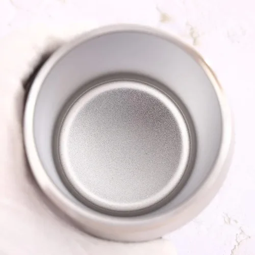 Vista 6 de Fenteer Tarro de acero inoxidable con tapa y pajilla, irrompible, apto para lavavajillas, vaso para niños y adultos, plateado, 23.7 fl oz, pared