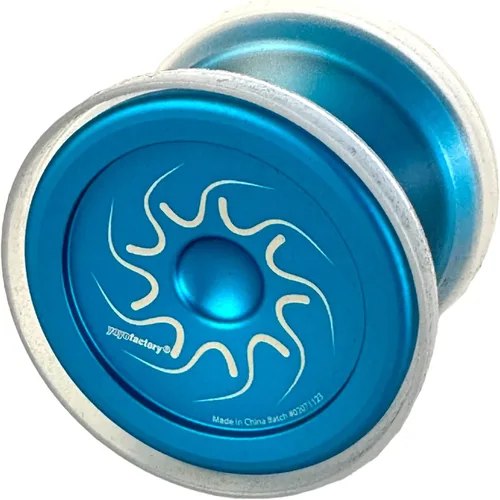 Vista 4 de Nine Dragons YoYo (Aqua Orange Fade con tapas transparentes)