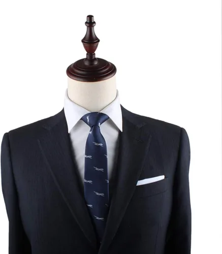 Vista 6 de AUSCUFFLINKS Corbatas deportivas y especiales Corbatas para hombres Lazos tejidos ajustados para el cuello Regalo para colega de trabajo
