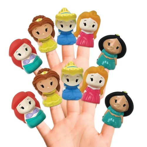 Vista 13 de Disney Mickey & Friends - Juego de marionetas de dedo de 10 piezas, recuerdos de fiesta, historia educativa, juguetes flotantes para piscina y playa