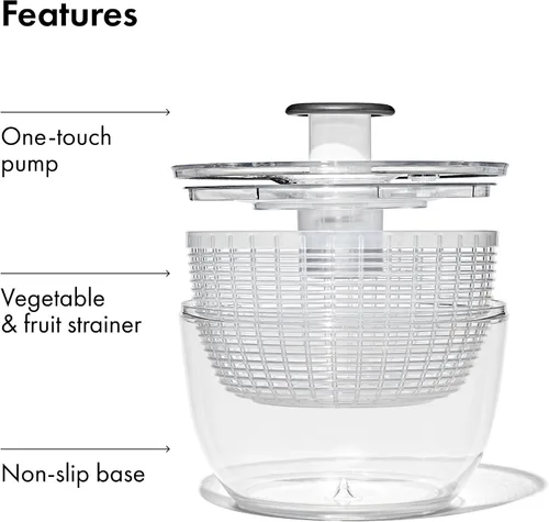 Vista 15 de OXO Centrifugador de ensalada, 1 UN