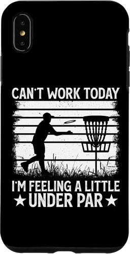 Vista 7 de iPhone X/XS Can't Work Today I'm Feeling A Little Under Par - Disc Golf Case