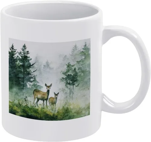 Vista 11 de Coffee Cups Ceramic Highland Cow Mug Mothers Day Gifts For Mom Highland Cow Gifts Personalized Gifts for Birthday Mother's Day Christmas