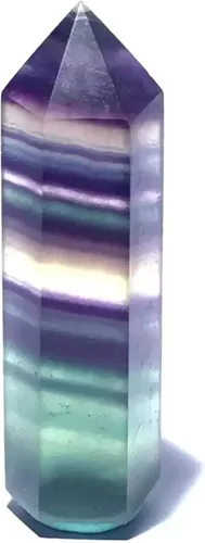 Vista 8 de StoneStory Figura de prisma facetada de punto de cristal curativo de ojo de tigre natural, paquete de 2 piedras preciosas de reiki, ojo de tigre