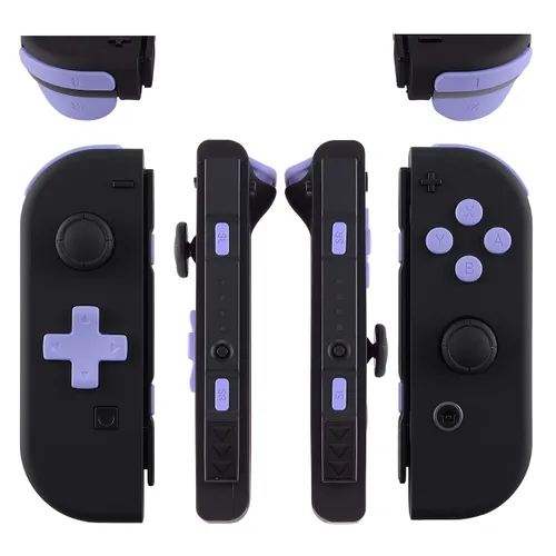 Vista 3 de Light Violet D-pad ABXY Keys SR SL L R ZR ZL Trigger Buttons Springs, Replacement Full Set Buttons Fix Kits for Nintendo Switch & Switch Oled Joycon