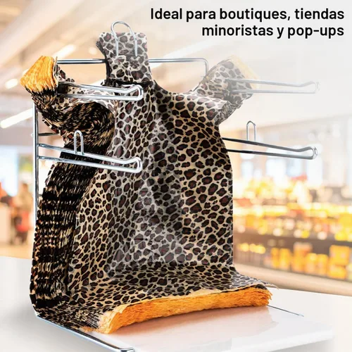 Vista 4 de SSWBasics - Bolsas de poliéster duraderas con estampado de leopardo para camisetas de tamaño mediano para pequeñas empresas - 29,2 cm x