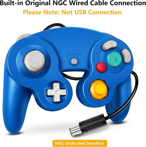 Vista 2 de Controlador Gamecube clásico con cable para Nintendo Wii