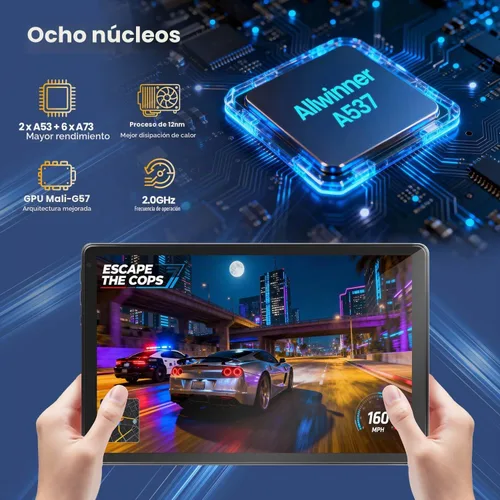 Vista 2 de Tableta Android 15 de 10.1 pulgadas, Octa-Core, 12GB RAM 128GB ROM 1TB