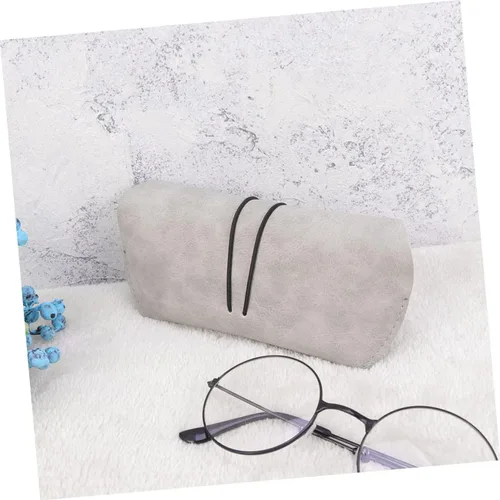 Vista 6 de BESTYASH Estuche portátil para gafas de sol, 2 piezas, caja de gafas de cuero, resistente a arañazos