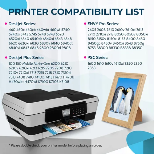 Vista 2 de Penguin 94xl 95xl Cartucho de tinta de repuesto para HP 94 95 utilizado para HP Officejet 100 150 H470 6200 6210 7210 Deskjet 460 PhotoSmart 2610