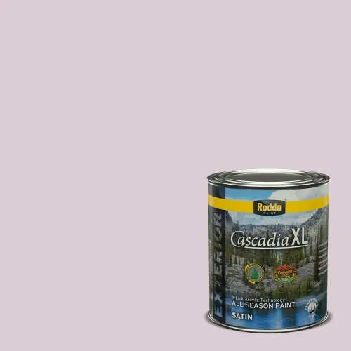 Vista 143 de Rodda Paint CASCADIA XL - Pintura satinada e imprimación para exteriores en uno, cuarto de galón, pastel en polvo