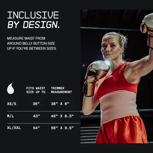 Vista 5 de Sports Research® Sweet Sweat Waist Trimmer Pro Series - Shapewear Fitness Belt w/Adjustable Straps for a Tighter Support