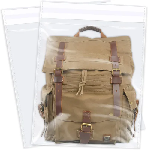 Vista 8 de Bolsas de celofán transparente de 10 x 13 pulgadas (100 unidades) - Bolsas de polietileno de plástico para violonchelo autoadhesivas