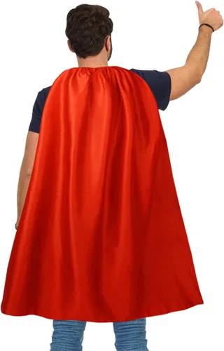 Vista 12 de Capas y máscaras de superhéroe para adultos, capas de vampiro de Halloween, capas de superhéroe, disfraz de superhéroe Negro