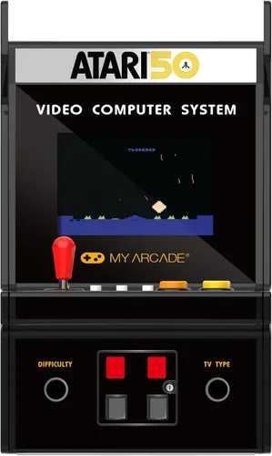 Vista 2 de My Arcade Atari Micro Player Pro: 100 Arcade Classics Games, 6.75" Portable Mini Arcade Machine, Retro Gaming Consoles