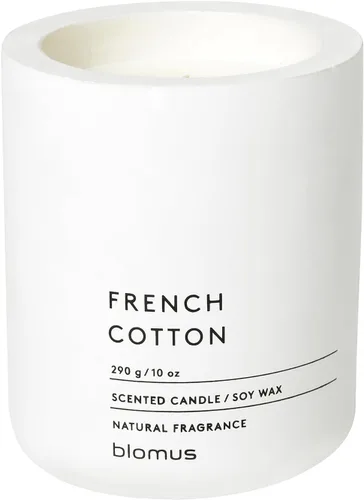 Vista 10 de Blomus Fraga Vela perfumada Withered Rose S, vela de cera de soja en aspecto concreto Rosa marchita