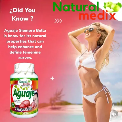 Vista 7 de Aguaje Siempre Bella de Natural medix - Superfruta amazónica para vitalidad, equilibrio y resplandor femeninos