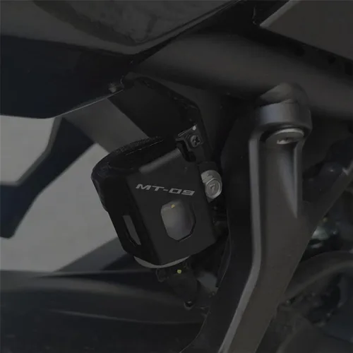 Vista 5 de Protector de tapa para Yamaha MT09 MT07 Tracer FJ-09 FZ-09 FJ-07 FZ-07 MT 09 2014-2020 Protector de cubierta de depósito de líquido de freno trasero