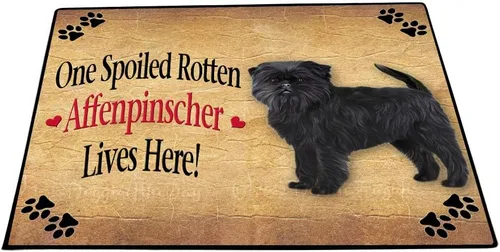Vista 15 de Doggie of the Day Affenpinscher Dogs Floor Mat - 4th of July Independence Day - Best Dog Doormat - Protector Decor - Unique Portrait Art - Premium