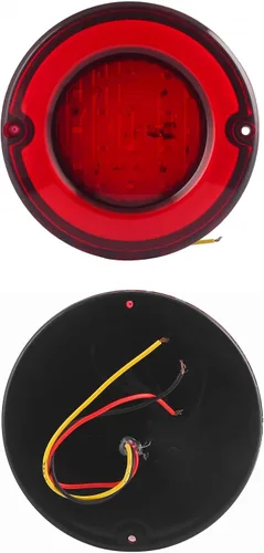 Vista 5 de Luces traseras LED grandes redondas vintage para montaje de luces traseras con combinación de luces traseras vintage de 5.000 in DI, adecuadas