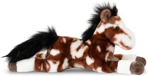 Vista 2 de The Petting Zoo Peluche de caballo pinto, diseño de caballo pinto, regalos para niños, animales salvajes de corral Onez, juguete de peluche