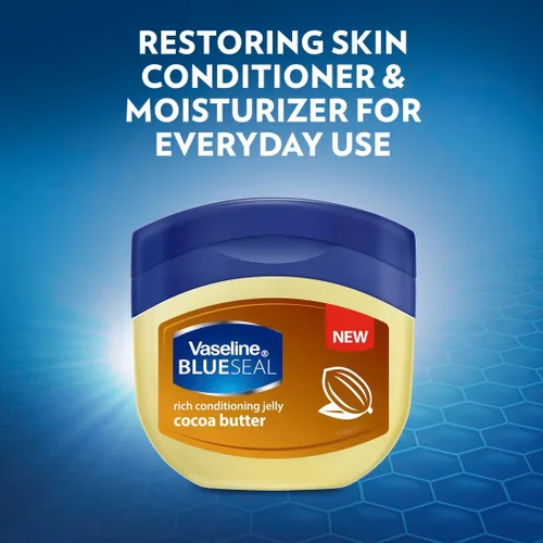 Vista 5 de Vaseline 1 Blueseal Jalea acondicionadora rica en manteca de cacao, 50 ml