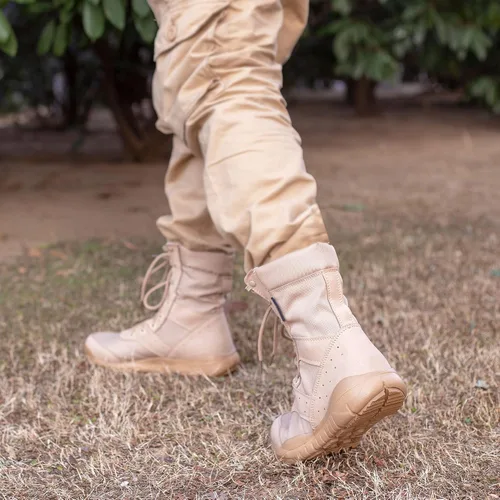 Vista 7 de Men's LD Lightweight Combat Boots MicrofiberSuede Leather Military Tactical Boots