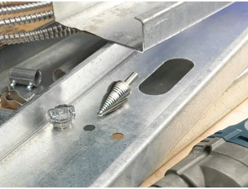 Vista 2 de Bosch SDH8 1/2 pulg. Broca escalonada de acero de alta velocidad