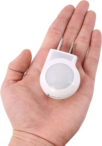 Vista 2 de Paquete de 2 luces LED de 0.7W para viajar, luz nocturna con cargador de pared USB, 0.70watts