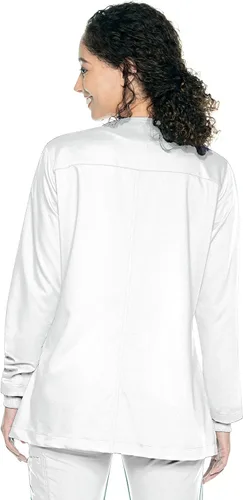 Vista 3 de Urbane Ultimate Mujer Scrub frontal de botones chamarra