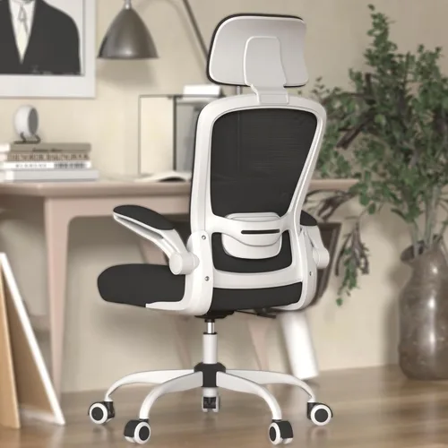 Vista 15 de Mimoglad Silla de Oficina, Silla de Escritorio Cómoda - Silla Ergonómica de Computadora de Respaldo Alto con Soporte Lumbar Ajustable