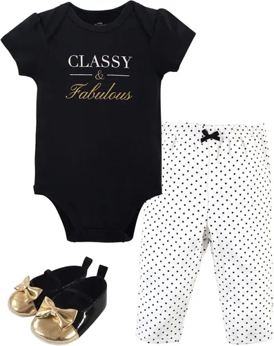 Vista 29 de Little Treasure - Conjunto unisex de mameluco de algodón, pantalón y zapatos para bebé Collar de ancla