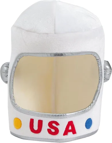 Vista 2 de Casco de astronauta se adapta tanto a niños como a adultos Disfraz y accesorio de juego