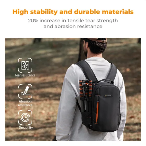 Vista 3 de K&F Concept Mochila de cámara para fotógrafos