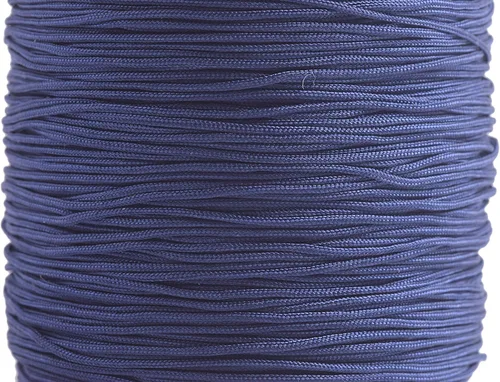 Vista 126 de KONMAY 1 rollo de cuerda de nailon de 150 yardas, trenzado de 0.016 in de nailon Shamballa Macramé/cordón de cuentas, cordón de nudo chino, cuerda