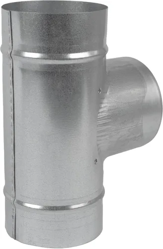 Vista 8 de Vent Systems Conector de conducto en forma de T de 4 pulgadas, adaptador de manguera de 3 vías/divisor para manguera, conector de tubería redonda