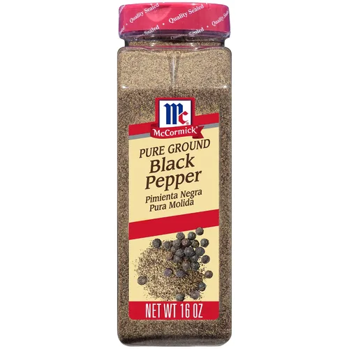 Vista 26 de McCormick Pimienta negra molida pura, 6 oz