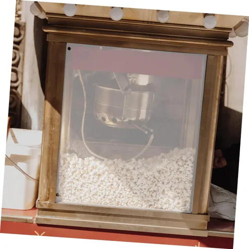 Vista 4 de 2 piezas de repuesto para el panel de la puerta de la máquina de palomitas de maíz, deflector protector de PVC engrosado, diseño profesional
