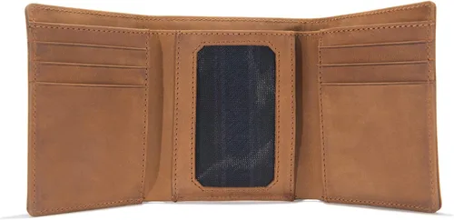 Vista 4 de Carhartt Men's Casual Saddle Leather Wallets, Available in Multiple Styles and