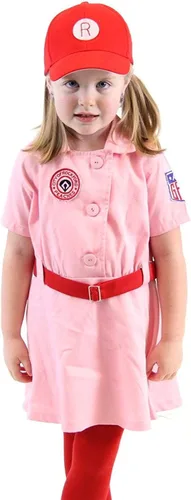 Vista 4 de Rockford Peaches AAGPBL Baseball Girls Costume Dress