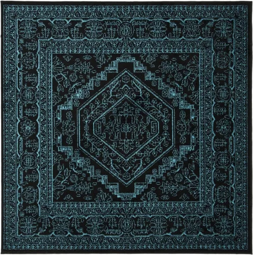 Vista 118 de SAFAVIEH ADR108B - Tapete de la colección Adirondack, 2 pies 1 pulgada x 6 pies, marfil y plateado, diseño de medallón oriental, no desprende