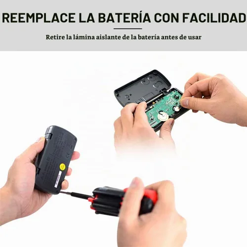 Vista 8 de allsun Mini rango automático plegable multímetro digital probador automotriz AC DC Volt AMP Ohm LCD Voltímetro de viaje Amperímetro probador
