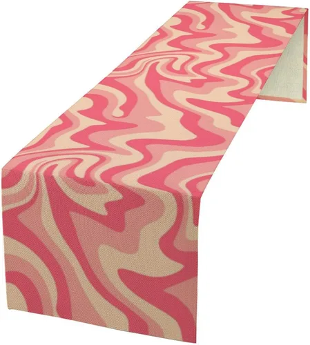 Vista 11 de Camino de mesa con estampado de piel de vaca, lino y algodón, rústico, estilo occidental, color negro, marrón, piel de vaca, para decoración